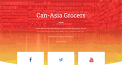 Desktop Screenshot of canasiagrocers.com